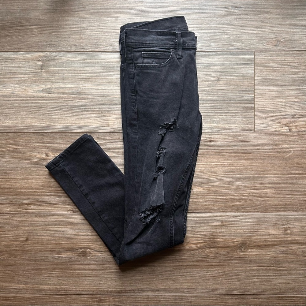 BDG | Urban Outfitters Skinny Stretch Distressed Black Jeans (30 X 30)